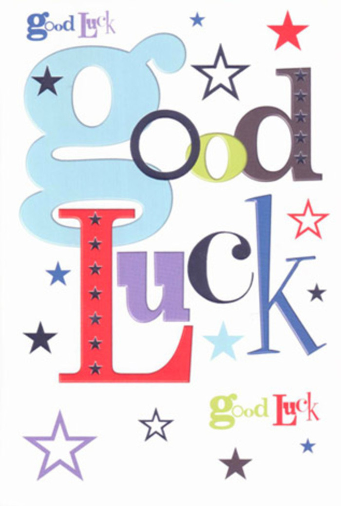 Brimming with spirited charm, this luck-inspired card captures the refined exuberance of Belgravia with its bold typography, colour-bright stars, and confident presence. Each letter-a soft pastel blue here, a midnight stroke there, sparks of poppy red and deep violet-stands out as if individually chosen by a discerning florist from a morning market off Motcomb Street. Stars, both splashy and subtle, scatter across the card's surface, echoing the twinkle of city lights outside Eaton Square's Georgian townhouses. The generous use of negative space allows the vivid hues and playful lines to breathe, resulting in a modern yet intimate composition that feels at once grand and comforting. Smooth and substantial to the touch, this card channels the pride and support of families and friends sending well wishes before a new venture, exam, or special event. More than mere words, it is a cheerful talisman, crafted with local artistry, ready to accompany any Belgravia recipient on their next journey.